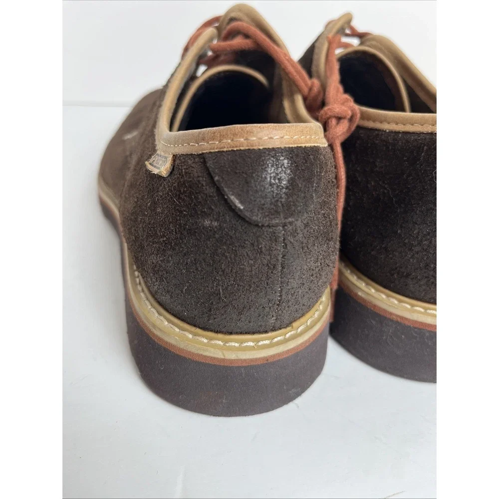Pikolinos Shoes Mens Size 42/9  Brown Suede Derby Oxford Lace Up Lug Sole Casual